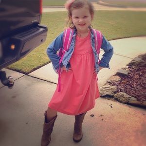 Coral Carter’s Cutie Pie Cotton Dress